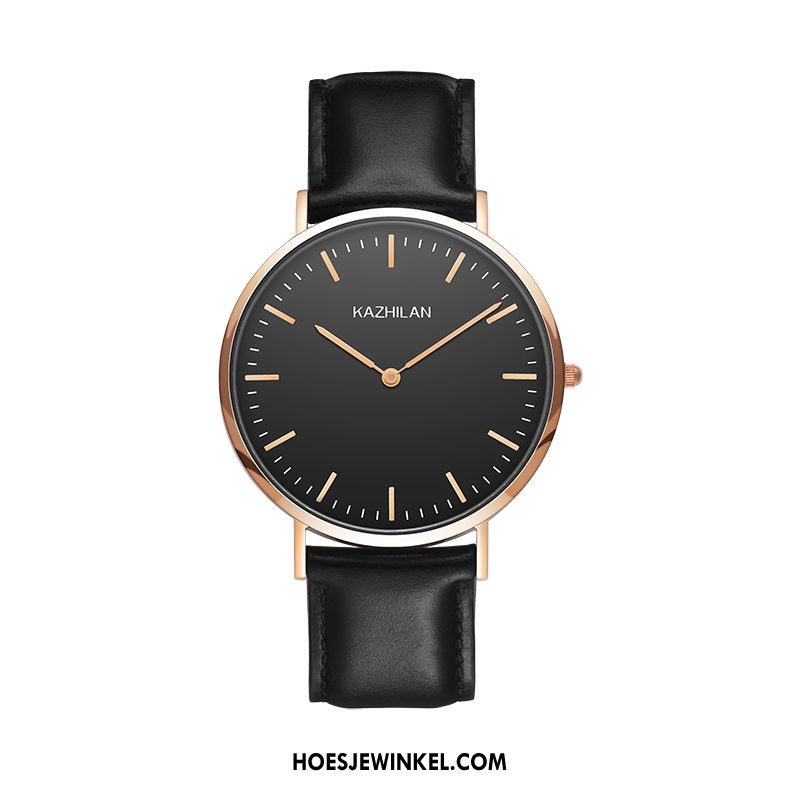 Horloges Heren Nieuw Casual 2018, Horloges Business Trend Schwarz