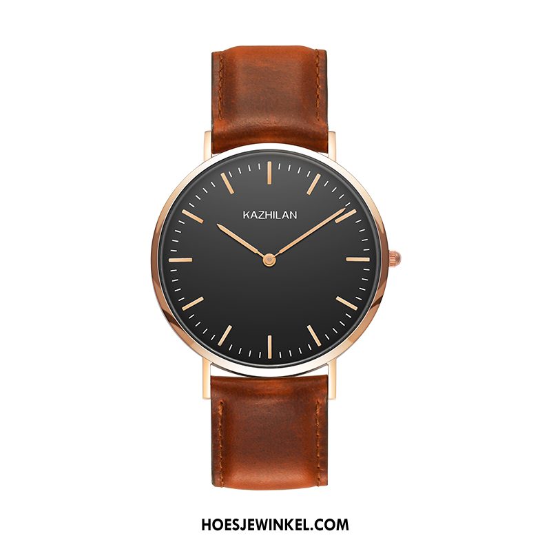 Horloges Heren Nieuw Casual 2018, Horloges Business Trend Schwarz