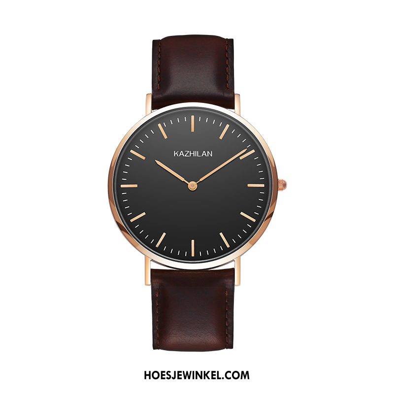 Horloges Heren Nieuw Casual 2018, Horloges Business Trend Schwarz