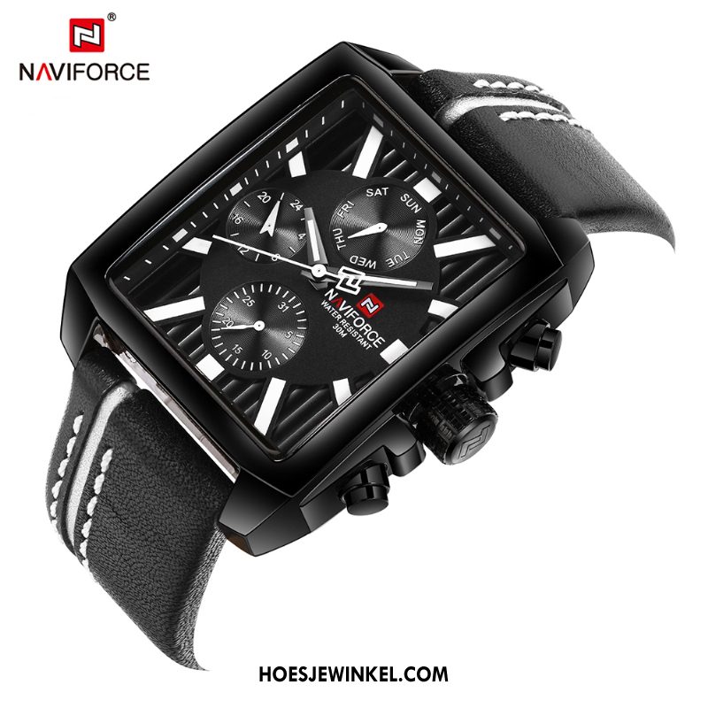 Horloges Heren Quartz Horloge Dun Nieuw, Horloges Waterdicht Echte Schwarz Braun