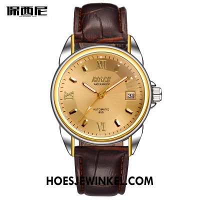 Horloges Heren Riem Strass Kalender, Horloges Waterdicht Horloge