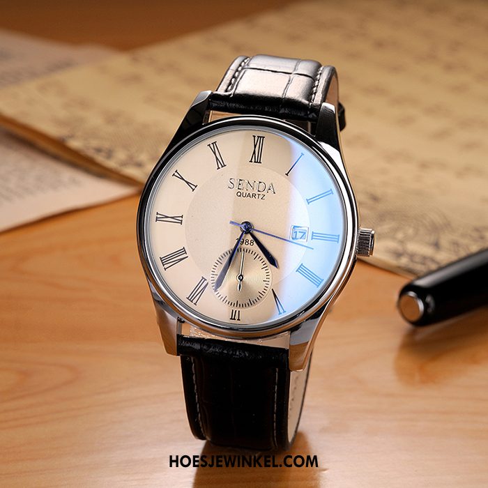 Horloges Heren Student Riem Mode, Horloges Mannen De Middelbare School