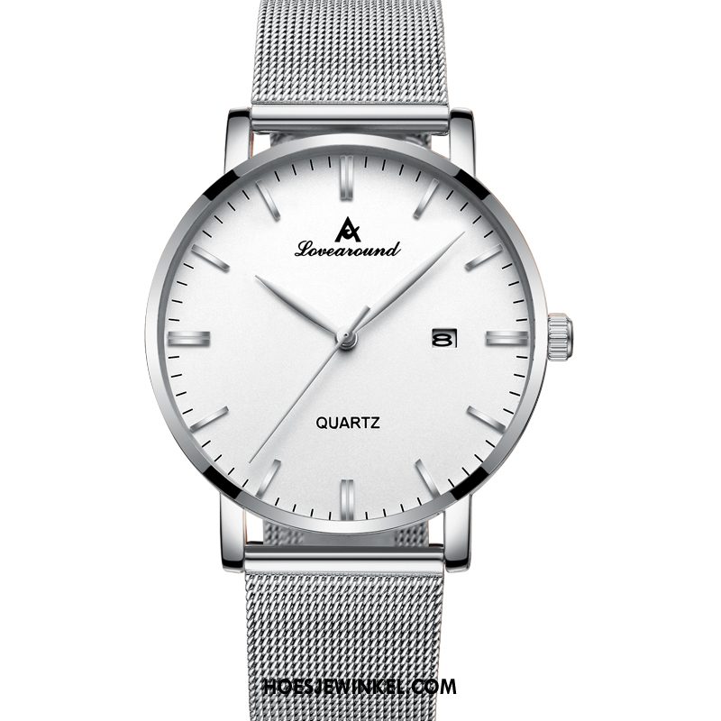 Horloges Heren Waterdicht 2018 Riem, Horloges Dun Mannen Schwarz