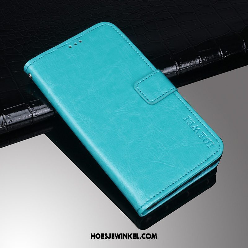 Htc Desire 12 Hoesje Anti-fall Bescherming Folio, Htc Desire 12 Hoesje Mobiele Telefoon Leren Etui