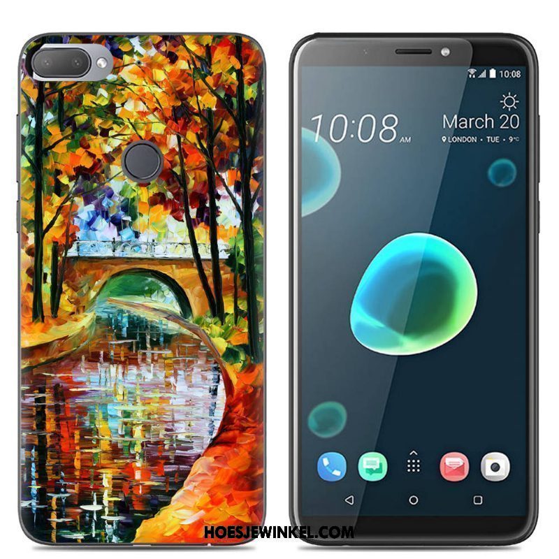 Htc Desire 12+ Hoesje Kleur Mobiele Telefoon Siliconen, Htc Desire 12+ Hoesje Persoonlijk Spotprent