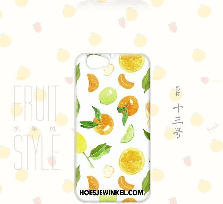 Htc One A9s Hoesje Wind Mobiele Telefoon Fruit, Htc One A9s Hoesje Bloemen Anti-fall