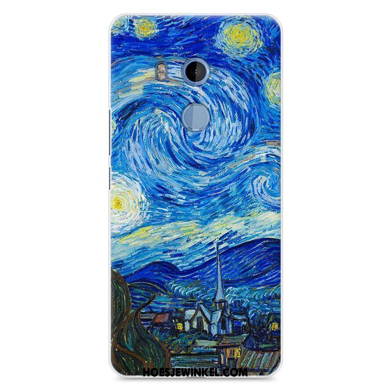 Htc U11+ Hoesje Doorzichtig Landschap Mobiele Telefoon, Htc U11+ Hoesje All Inclusive Blauw