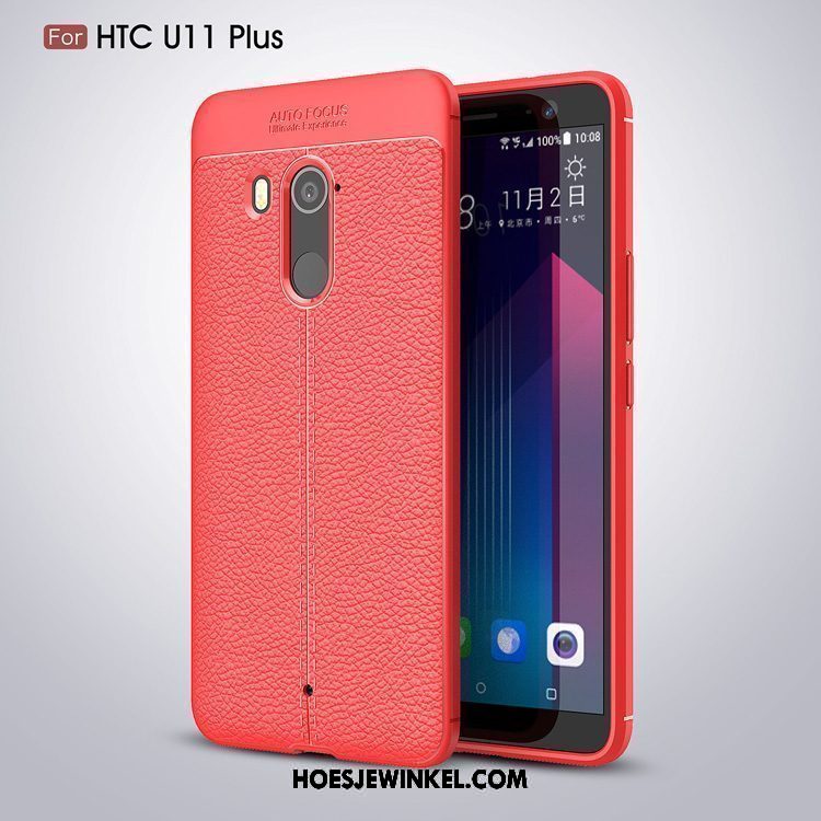 Htc U11+ Hoesje Leer Anti-fall Bescherming, Htc U11+ Hoesje Hoes Mobiele Telefoon