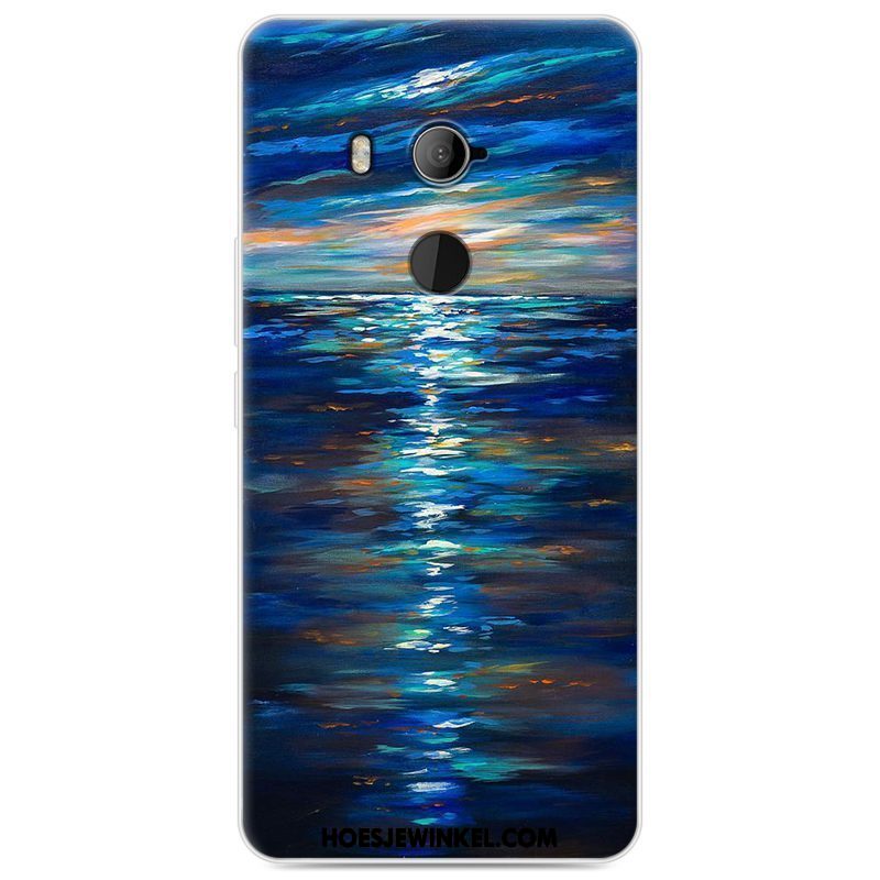 Htc U11+ Hoesje Mobiele Telefoon Zacht Pu, Htc U11+ Hoesje Hoes All Inclusive Braun