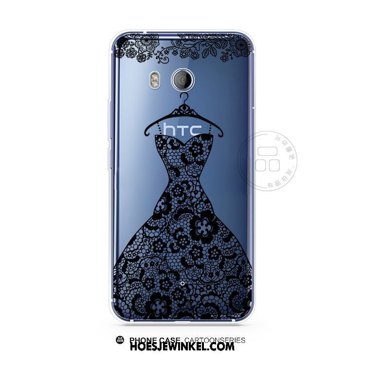 Htc U11 Hoesje Mooie Siliconen Wit, Htc U11 Hoesje Mobiele Telefoon Bescherming