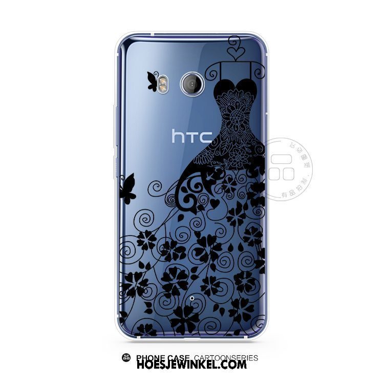 Htc U11 Hoesje Mooie Siliconen Wit, Htc U11 Hoesje Mobiele Telefoon Bescherming