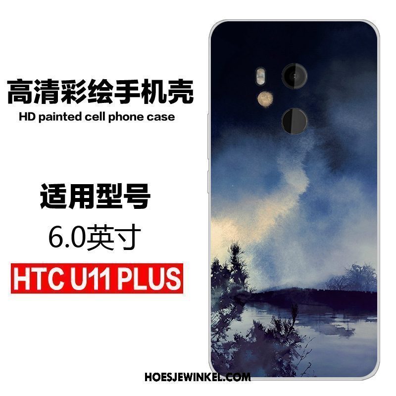 Htc U11+ Hoesje Siliconen Anti-fall Spotprent, Htc U11+ Hoesje All Inclusive Mobiele Telefoon