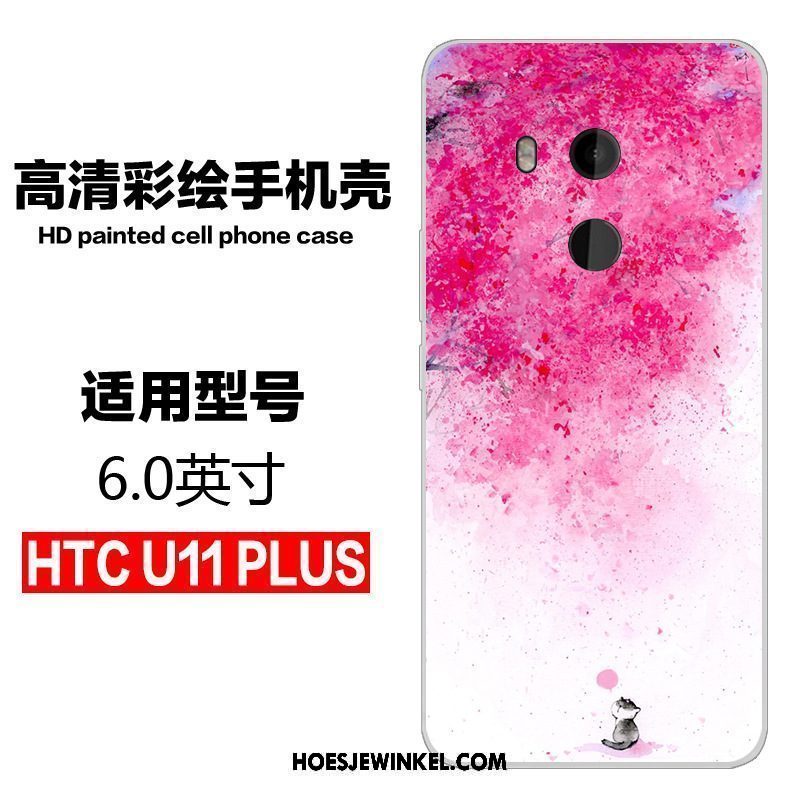 Htc U11+ Hoesje Siliconen Anti-fall Spotprent, Htc U11+ Hoesje All Inclusive Mobiele Telefoon