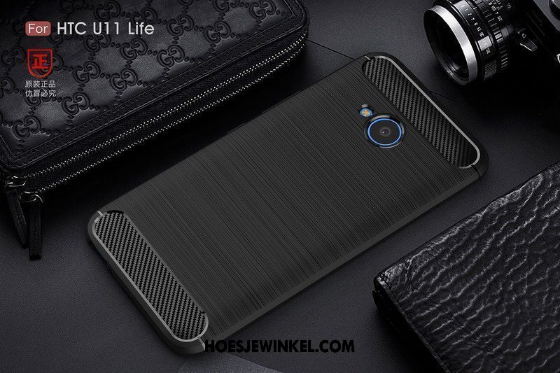 Htc U11 Life Hoesje Anti-fall Mobiele Telefoon Zacht, Htc U11 Life Hoesje Hoes Fiber