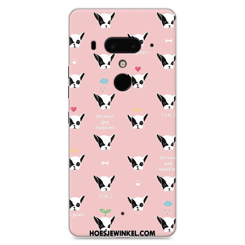 Htc U12+ Hoesje Anti-fall Hoes Bescherming, Htc U12+ Hoesje Grijs Spotprent