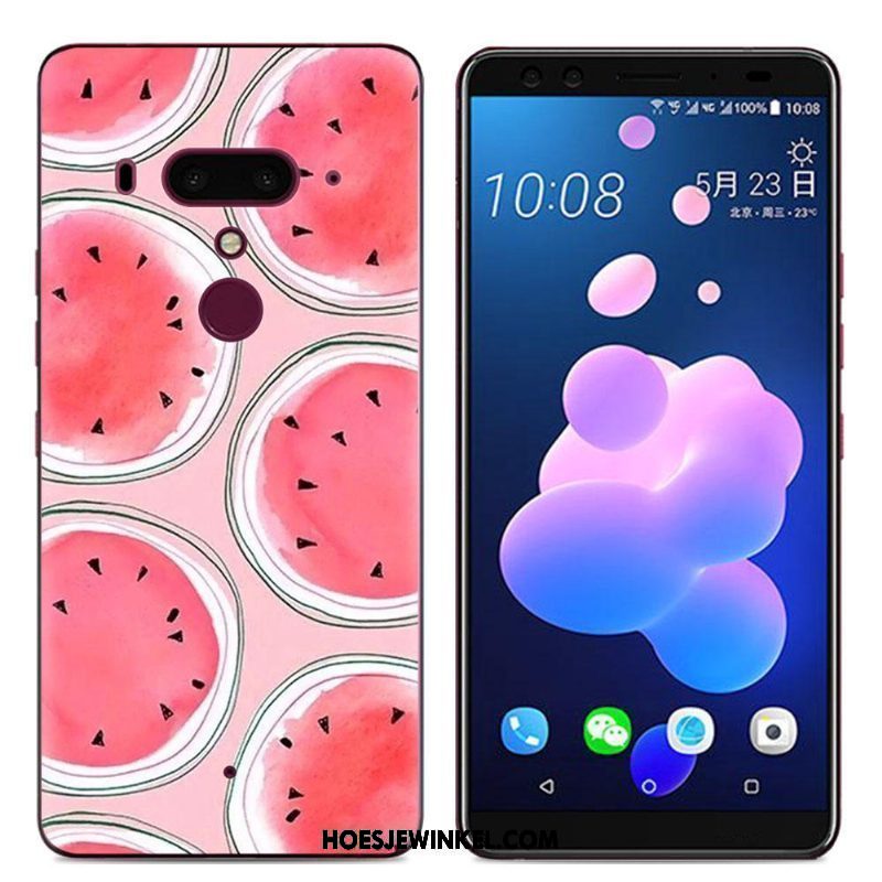 Htc U12+ Hoesje Bescherming Siliconenhoesje Zacht, Htc U12+ Hoesje Trend Spotprent