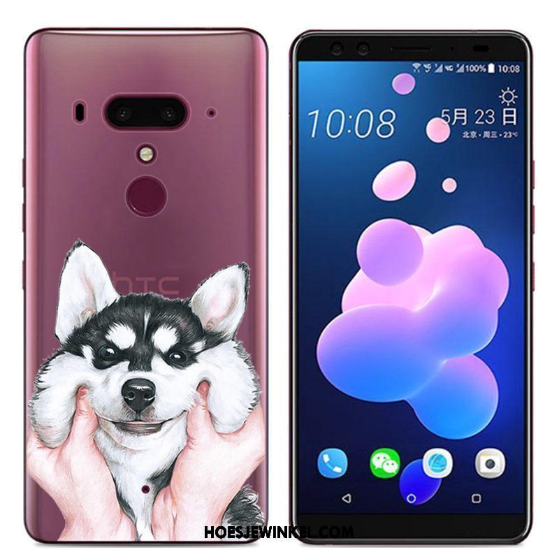 Htc U12+ Hoesje Roze Mobiele Telefoon All Inclusive, Htc U12+ Hoesje Siliconen Zacht