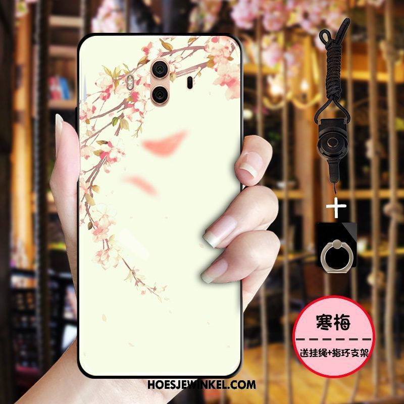 Huawei Mate 10 Hoesje All Inclusive Chinese Stijl Mobiele Telefoon, Huawei Mate 10 Hoesje Zwart Schrobben