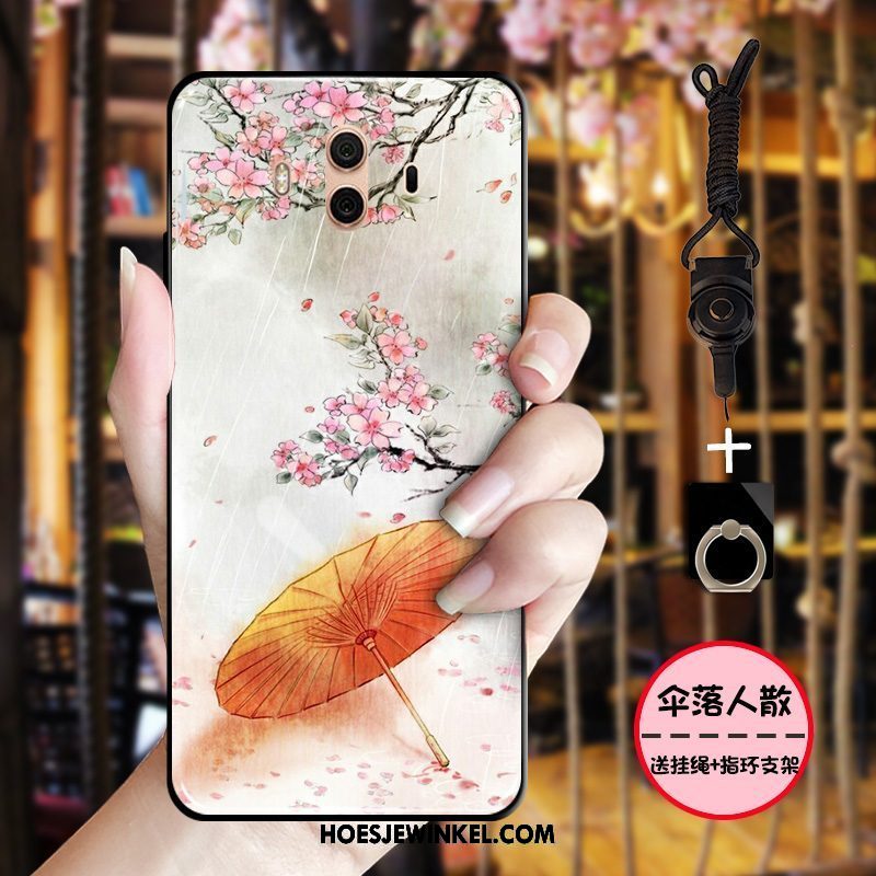 Huawei Mate 10 Hoesje All Inclusive Chinese Stijl Mobiele Telefoon, Huawei Mate 10 Hoesje Zwart Schrobben