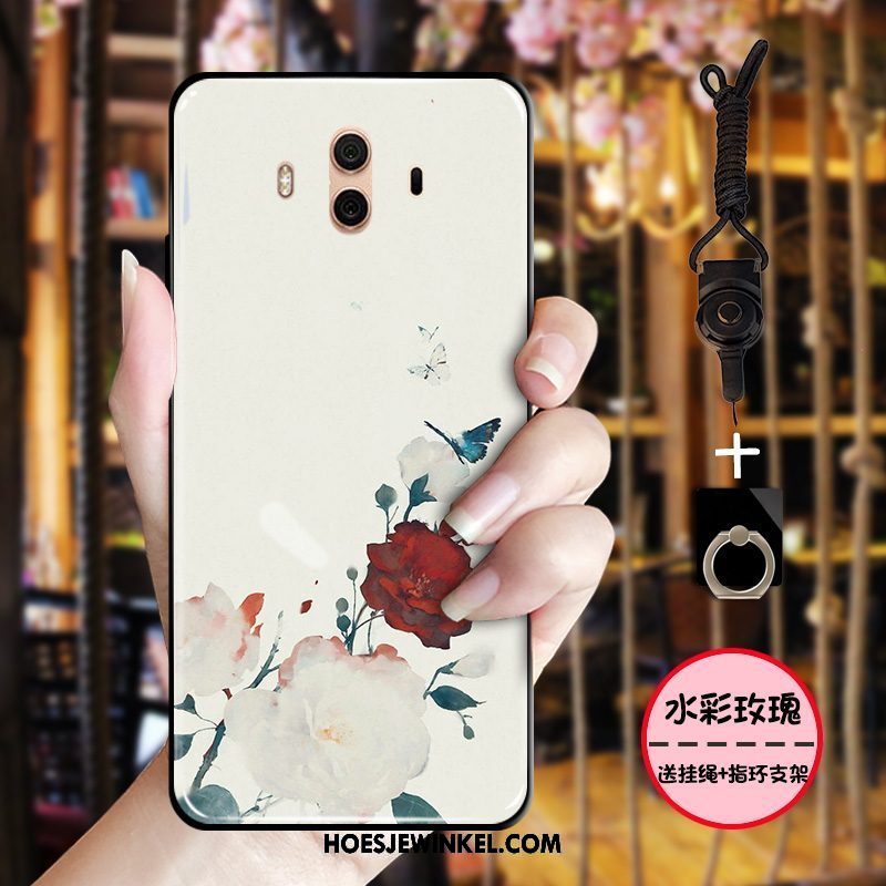 Huawei Mate 10 Hoesje All Inclusive Chinese Stijl Mobiele Telefoon, Huawei Mate 10 Hoesje Zwart Schrobben