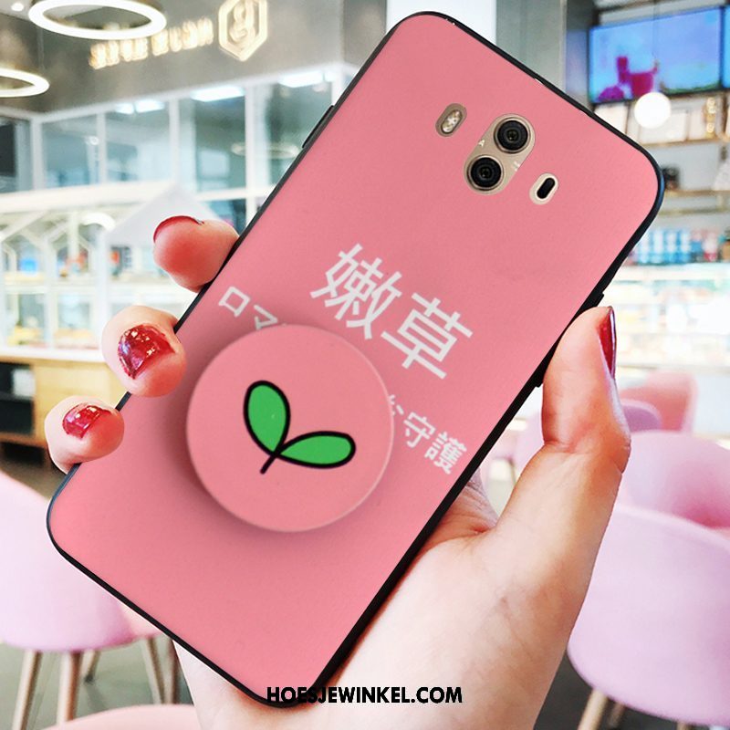 Huawei Mate 10 Hoesje All Inclusive Roze Bescherming, Huawei Mate 10 Hoesje Ondersteuning Gasbag