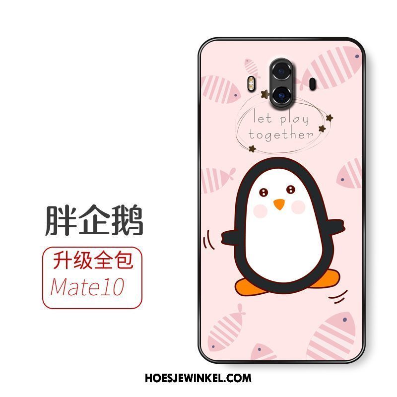 Huawei Mate 10 Hoesje Anti-fall Zacht Geel, Huawei Mate 10 Hoesje Mobiele Telefoon Hanger
