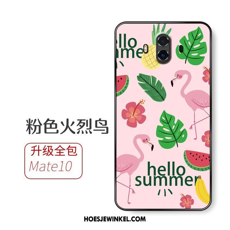 Huawei Mate 10 Hoesje Anti-fall Zacht Geel, Huawei Mate 10 Hoesje Mobiele Telefoon Hanger