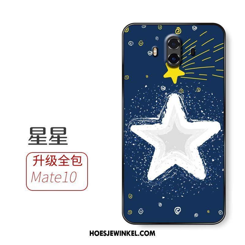 Huawei Mate 10 Hoesje Anti-fall Zacht Geel, Huawei Mate 10 Hoesje Mobiele Telefoon Hanger