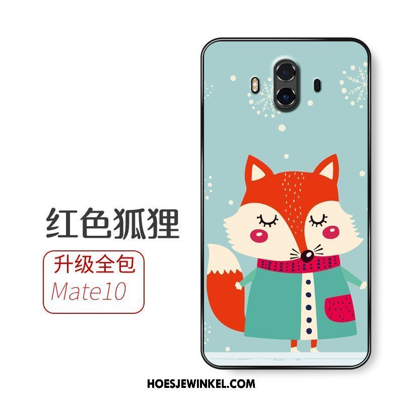 Huawei Mate 10 Hoesje Anti-fall Zacht Geel, Huawei Mate 10 Hoesje Mobiele Telefoon Hanger