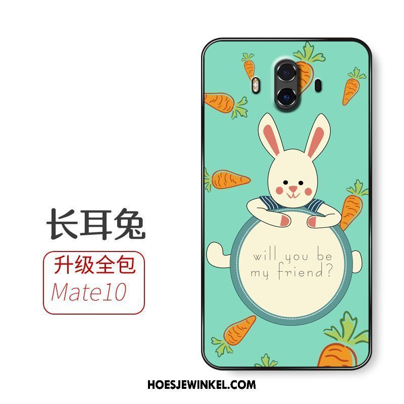 Huawei Mate 10 Hoesje Anti-fall Zacht Geel, Huawei Mate 10 Hoesje Mobiele Telefoon Hanger