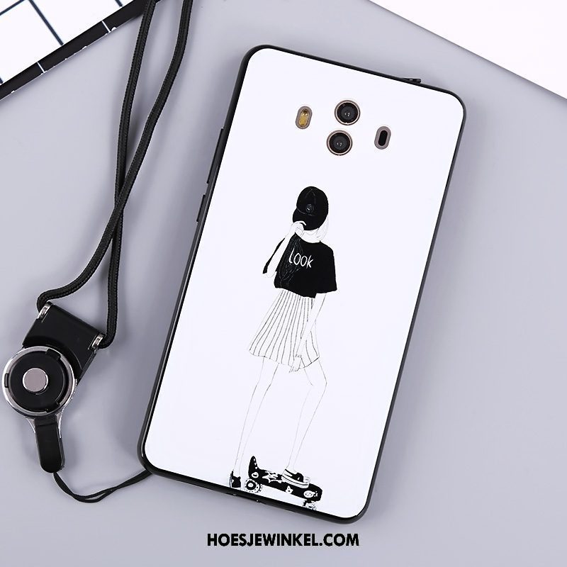 Huawei Mate 10 Hoesje Anti-fall Zacht Mobiele Telefoon, Huawei Mate 10 Hoesje Grijs Hoes