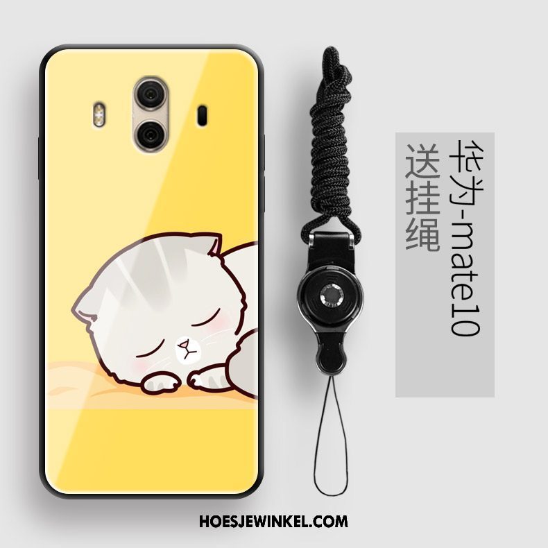 Huawei Mate 10 Hoesje Bescherming Anti-fall Achterklep, Huawei Mate 10 Hoesje Wit Hoes