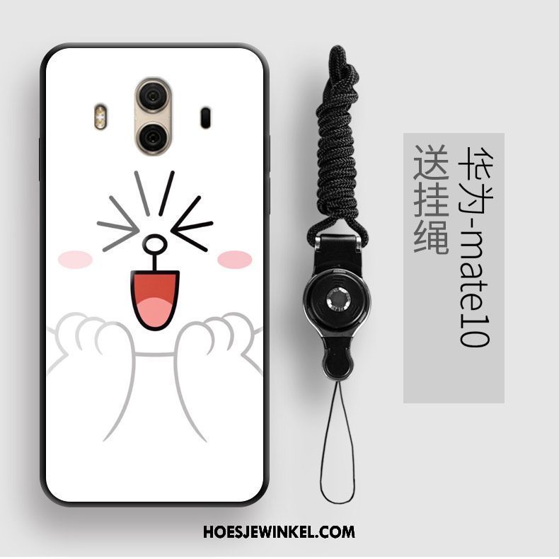 Huawei Mate 10 Hoesje Bescherming Anti-fall Achterklep, Huawei Mate 10 Hoesje Wit Hoes