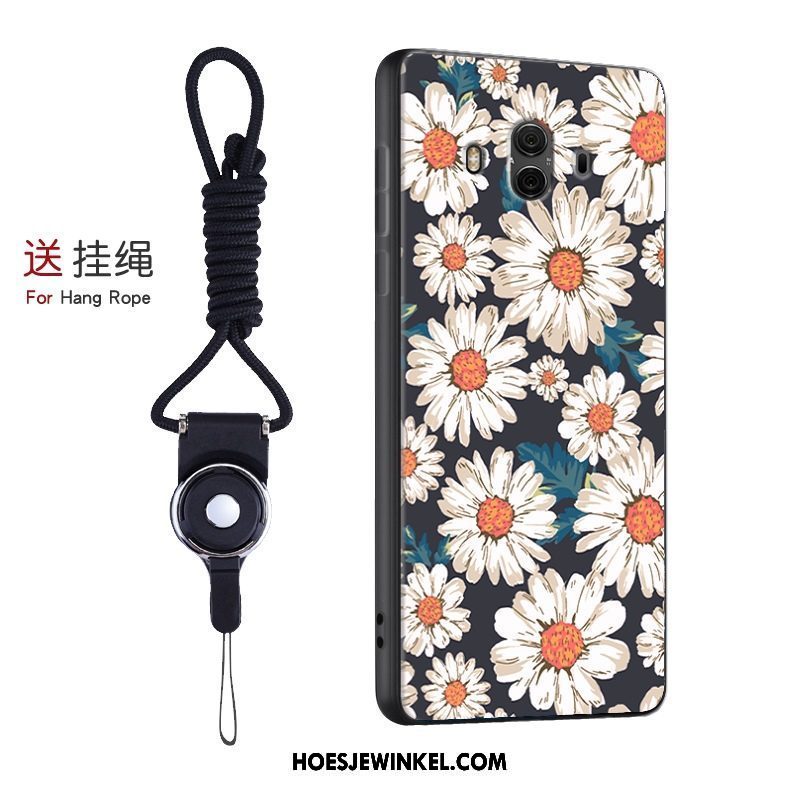 Huawei Mate 10 Hoesje Bescherming Grijs Hoes, Huawei Mate 10 Hoesje Mobiele Telefoon Opknoping Nek