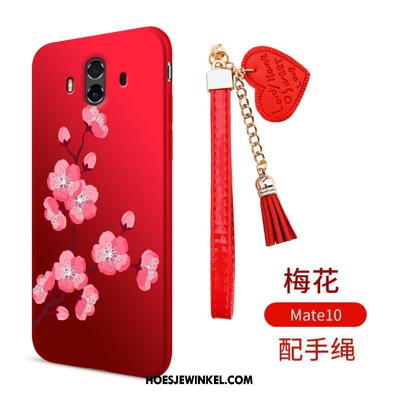 Huawei Mate 10 Hoesje Bescherming Mobiele Telefoon Rood, Huawei Mate 10 Hoesje Hoes