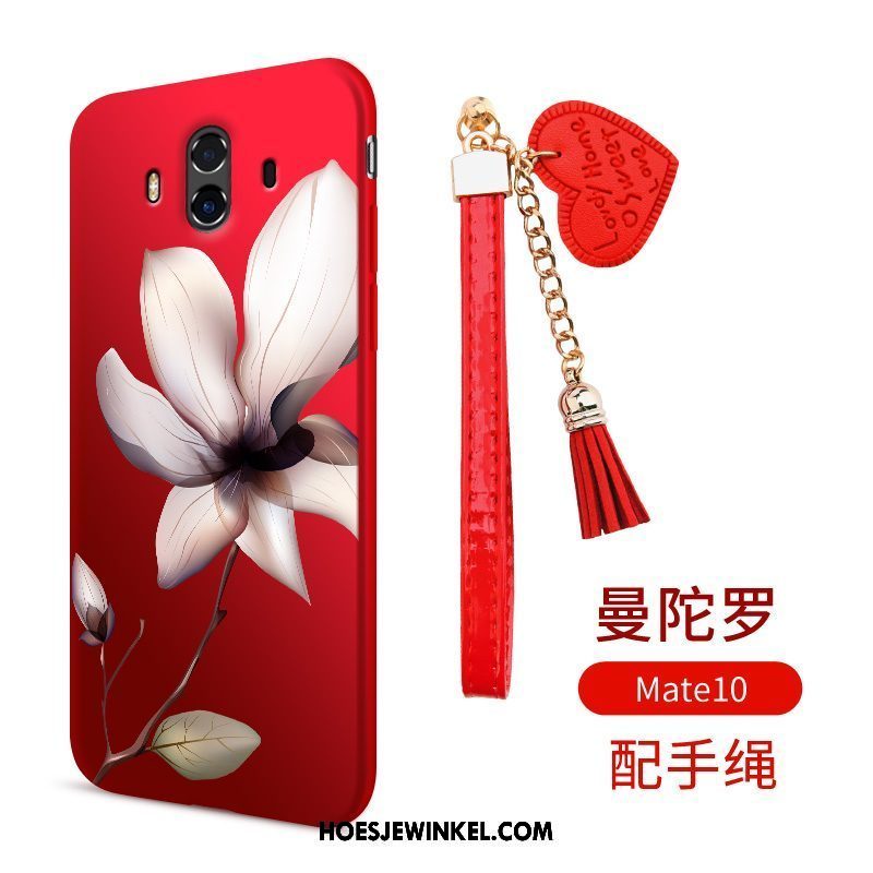 Huawei Mate 10 Hoesje Bescherming Mobiele Telefoon Rood, Huawei Mate 10 Hoesje Hoes