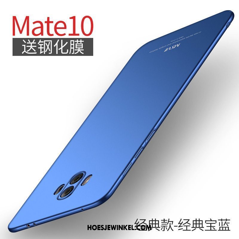 Huawei Mate 10 Hoesje Dun Blauw Bescherming, Huawei Mate 10 Hoesje Hard Hoes
