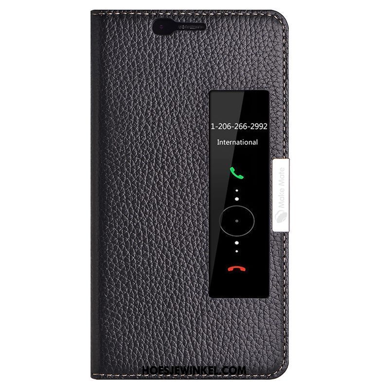 Huawei Mate 10 Hoesje Folio Bescherming Mobiele Telefoon, Huawei Mate 10 Hoesje Helder Hoes