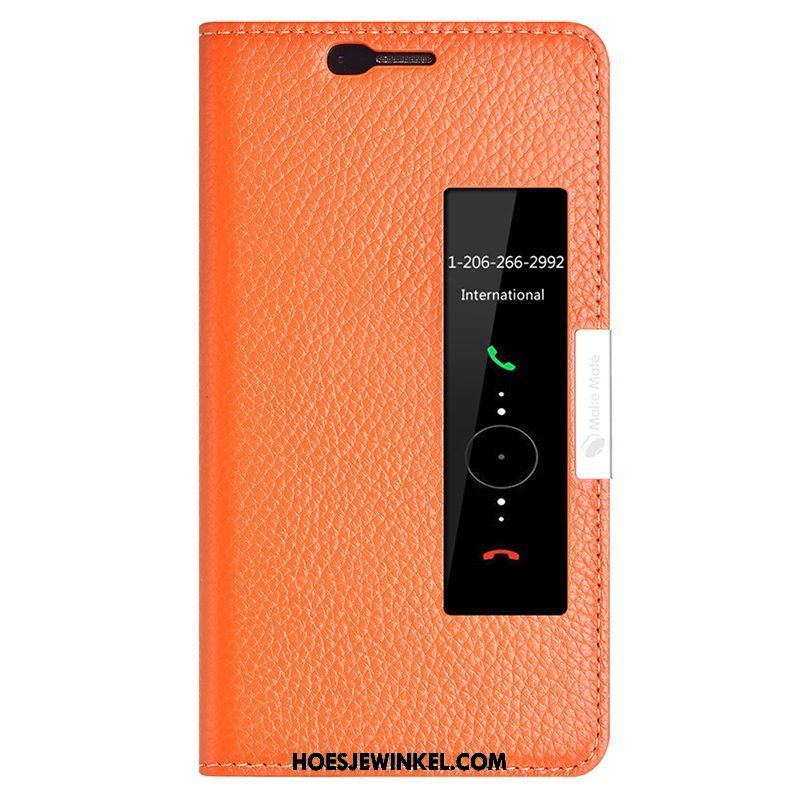 Huawei Mate 10 Hoesje Folio Bescherming Mobiele Telefoon, Huawei Mate 10 Hoesje Helder Hoes