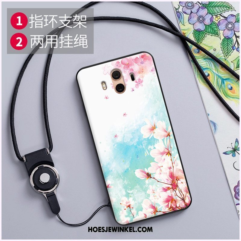 Huawei Mate 10 Hoesje Groen Hanger Mobiele Telefoon, Huawei Mate 10 Hoesje Krassen Achterklep