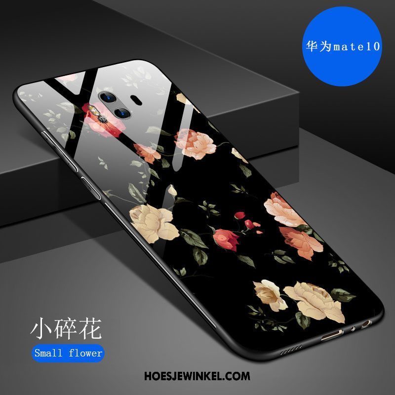 Huawei Mate 10 Hoesje Krassen Zacht Glas, Huawei Mate 10 Hoesje Anti-fall Trendy Merk