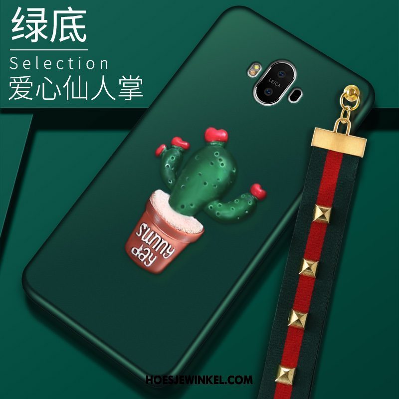 Huawei Mate 10 Hoesje Mobiele Telefoon Groen All Inclusive, Huawei Mate 10 Hoesje Hanger