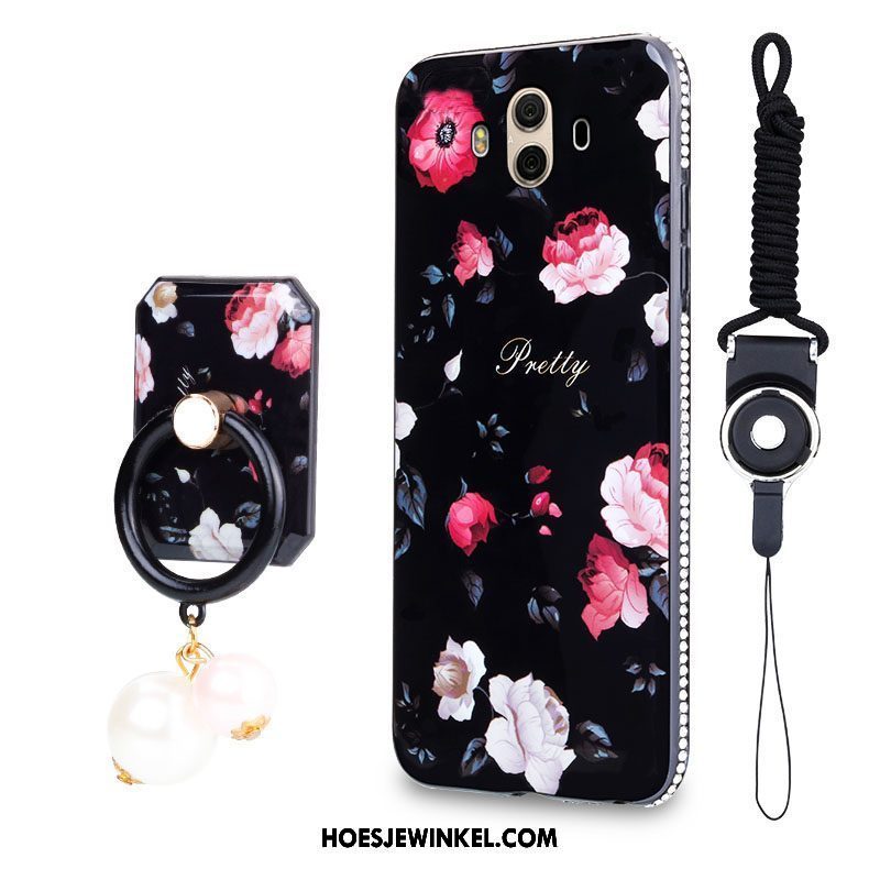 Huawei Mate 10 Hoesje Mobiele Telefoon Zwart Scheppend, Huawei Mate 10 Hoesje Bescherming Hanger