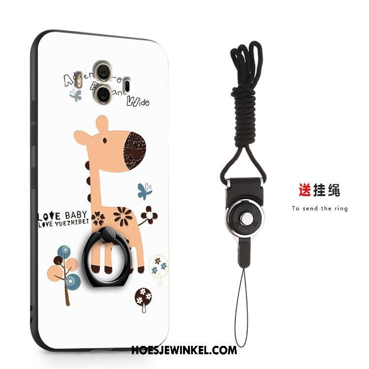 Huawei Mate 10 Hoesje Persoonlijk Reliëf Hanger, Huawei Mate 10 Hoesje Spotprent Ring