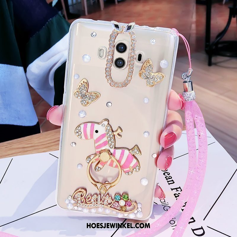 Huawei Mate 10 Hoesje Roze Mobiele Telefoon Hanger, Huawei Mate 10 Hoesje