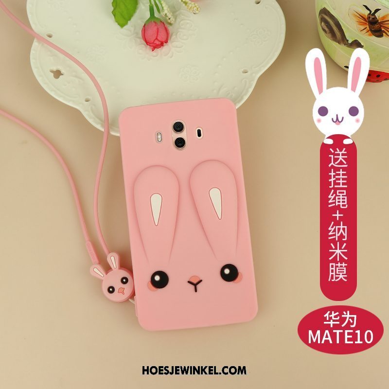 Huawei Mate 10 Hoesje Zacht Mooie Persoonlijk, Huawei Mate 10 Hoesje Roze Anti-fall