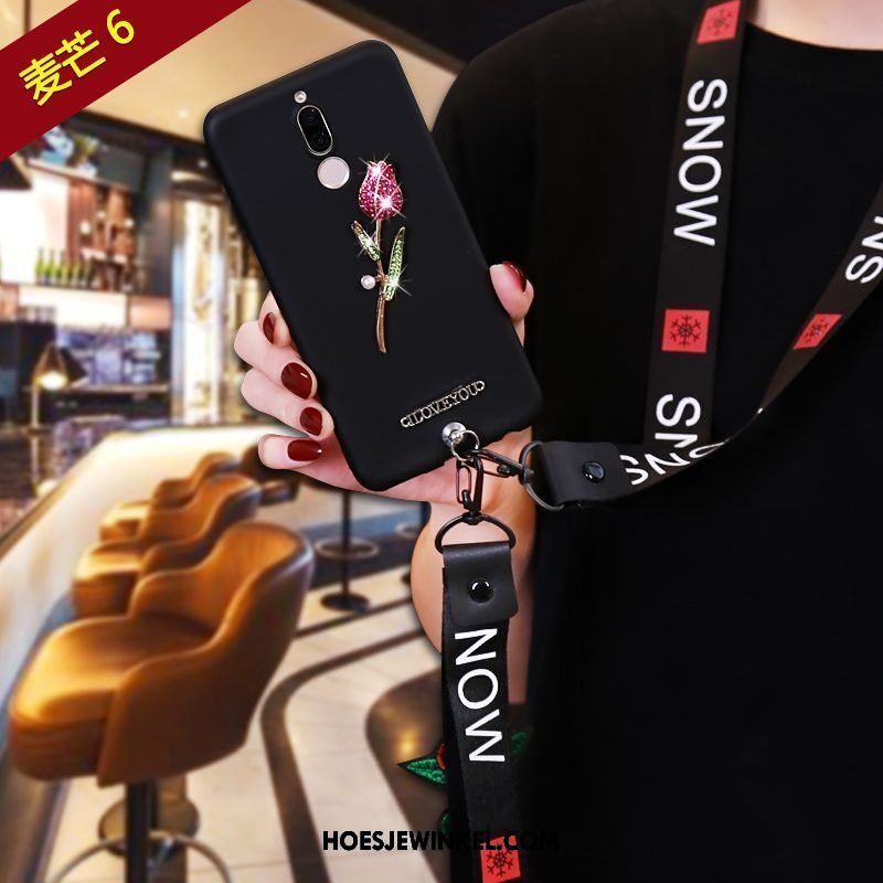 Huawei Mate 10 Lite Hoesje Hanger Rood Mobiele Telefoon, Huawei Mate 10 Lite Hoesje Bescherming Anti-fall