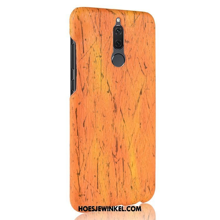 Huawei Mate 10 Lite Hoesje Hard Leer Bescherming, Huawei Mate 10 Lite Hoesje Kwaliteit Mobiele Telefoon Orange