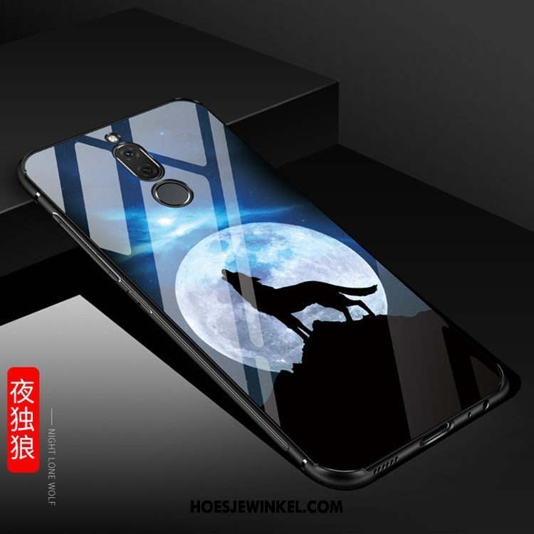 Huawei Mate 10 Lite Hoesje Persoonlijk Blauw Trend, Huawei Mate 10 Lite Hoesje Mobiele Telefoon Hoes