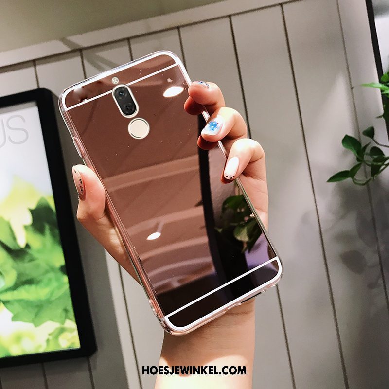 Huawei Mate 10 Lite Hoesje Rose Goud Mobiele Telefoon Bescherming, Huawei Mate 10 Lite Hoesje Hoes Spiegel